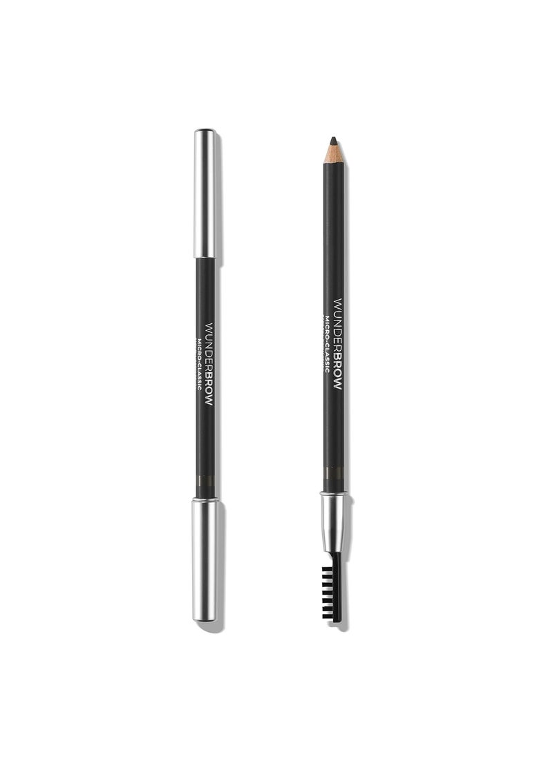 Wunderbrow MicroClassic Brow Pencil 25mm tip for precision filling Vegan and Cruelty Free BlackBrown
