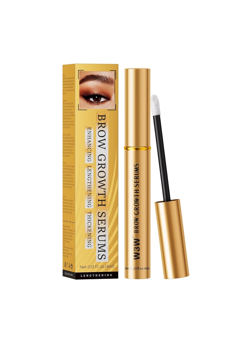 Eyebrow Growth Serum for Women Natural Eyebrow Serum Enhancer for Fuller and Thick Longer Brows in 4 Weeks4ML Eyebrow Serum To Grow BrowsLash and Brow Serum Plant Extracts