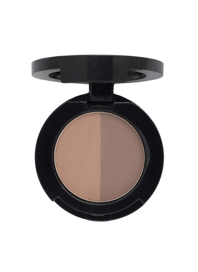 Mellow Cosmetics Brow Duo  Luminous Eyebrow Powder for Natural Looking Voluminous Brows  Eyebrow Filler for Brows  Vegan Brow Definer  Mocha