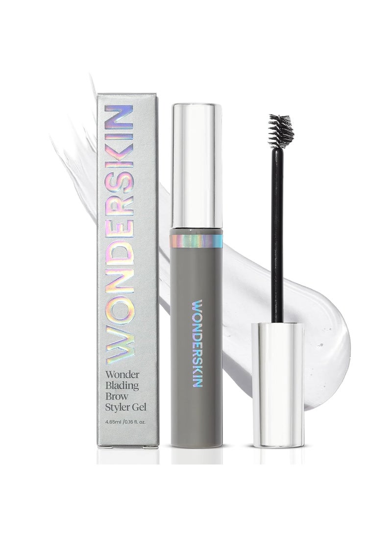 Wonderskin Wonder Blading Brow Styler Gel Long Lasting Clear Eyebrow Gel Lightweight and Volumizing Brow Styler