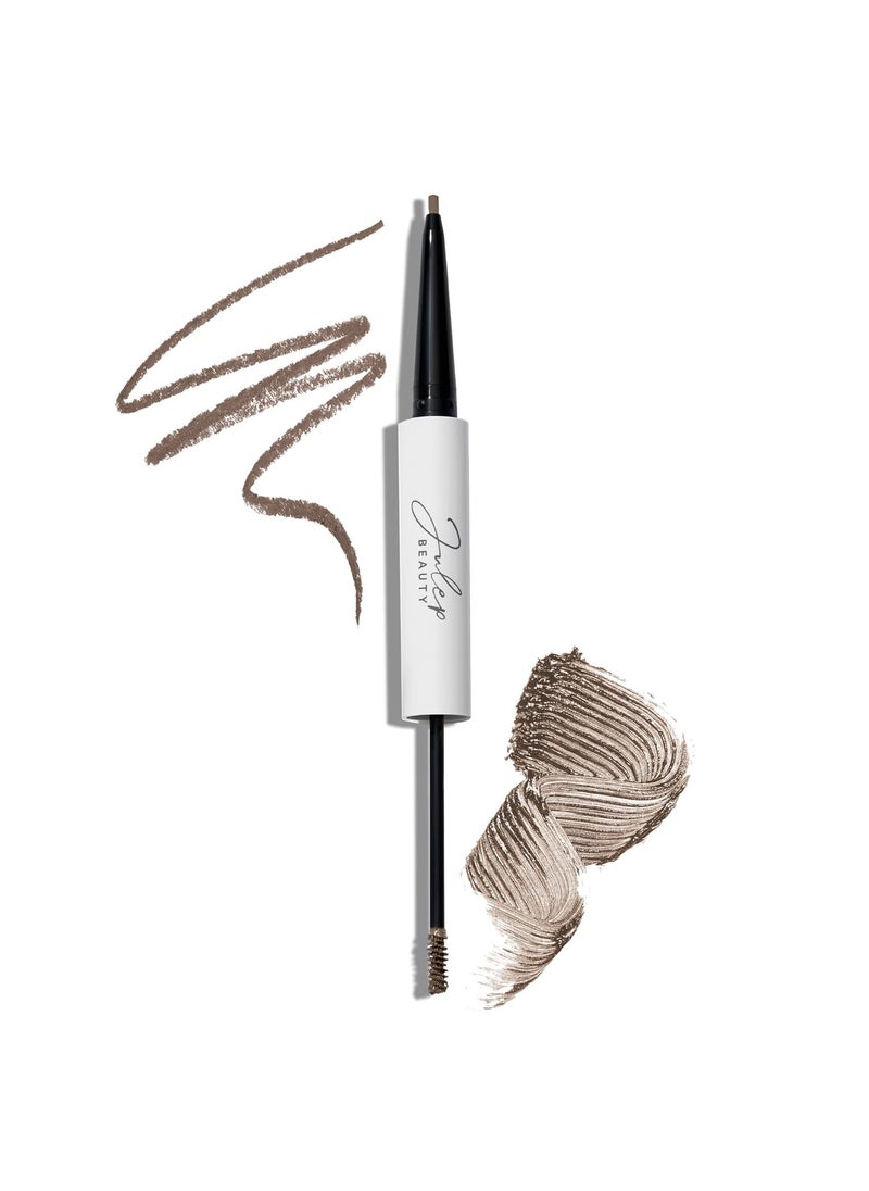 Julep Brow 101 Sculpting Pencil  Tinted Brow Gel Set  DualEnded Eyebrow Tool with Brush and Precision Tip  LongLasting Waterproof Formula for Perfectly Defined and Tinted Brows Taupe