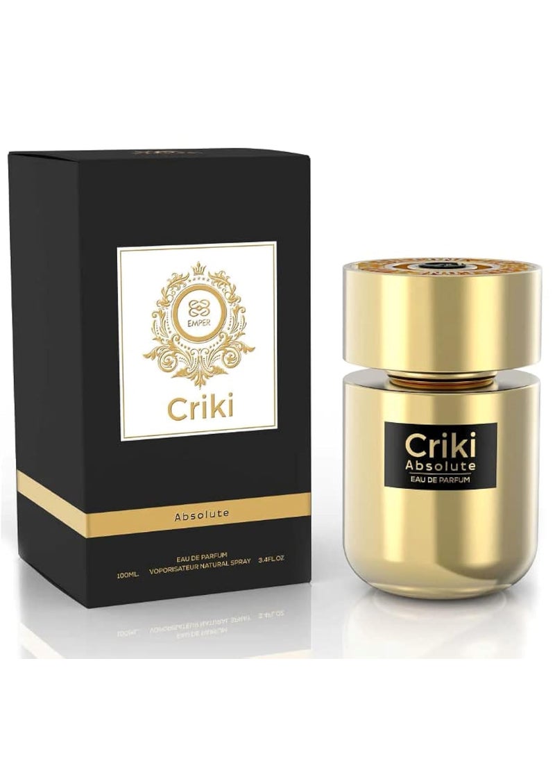 Emper Criki Absolute Unisex men and women Eau de parfum Vaporisateur natural spray 100 ml 34 Fl Oz
