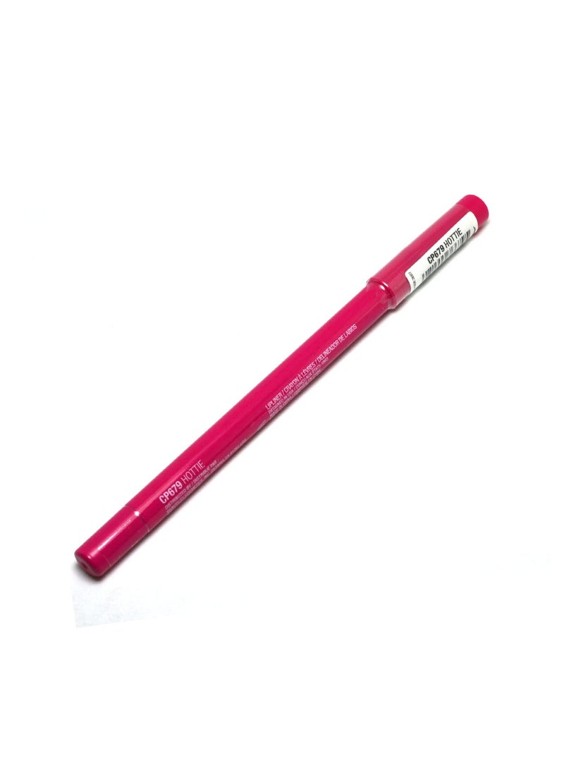 LA Colors 1 Gel Lipliner  CP679 Hottie  Long Wear Glide on Formula Lip Liner Pencil  Free Zipper Bag