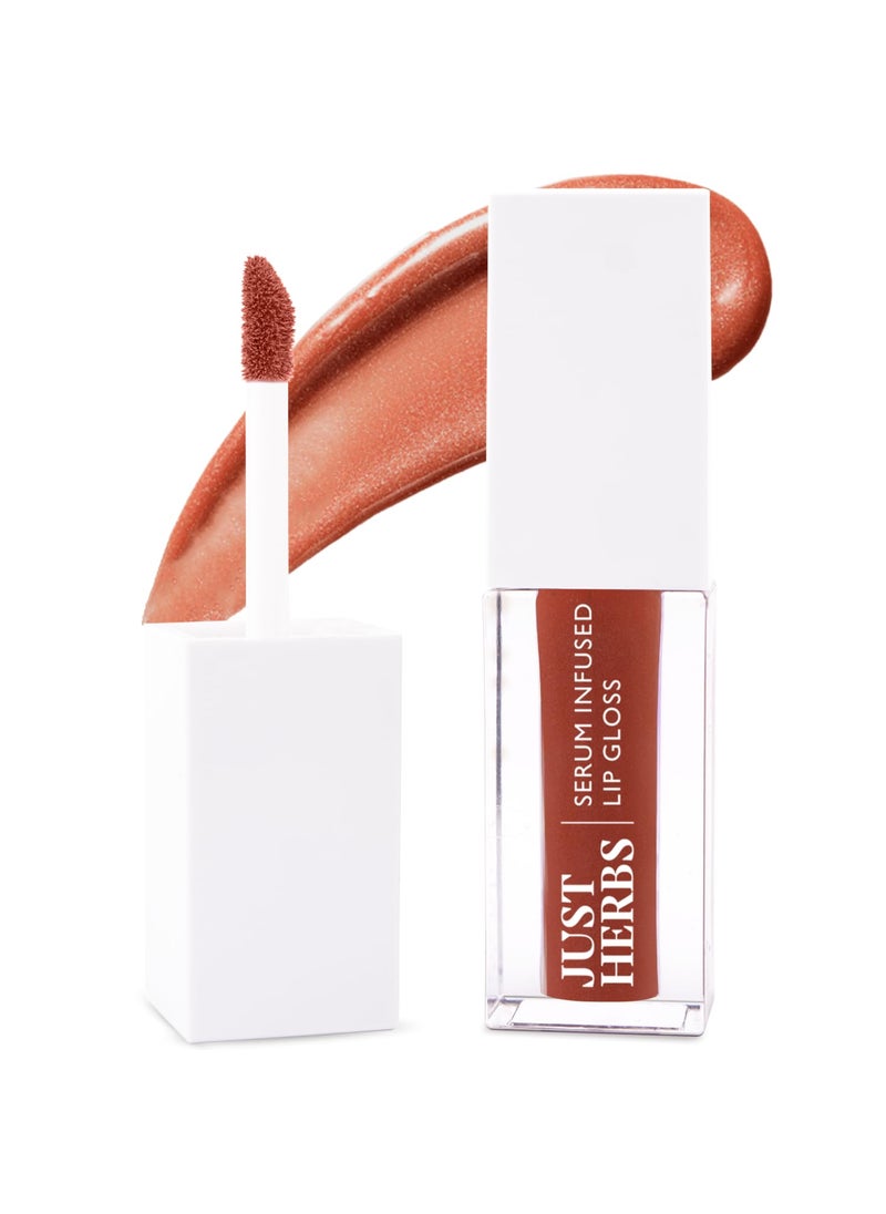 Serum Infused Lip Gloss for Women Lightweight NonSticky High Glossy Moisturizing and Hydrating Lip Gloss 3 ml