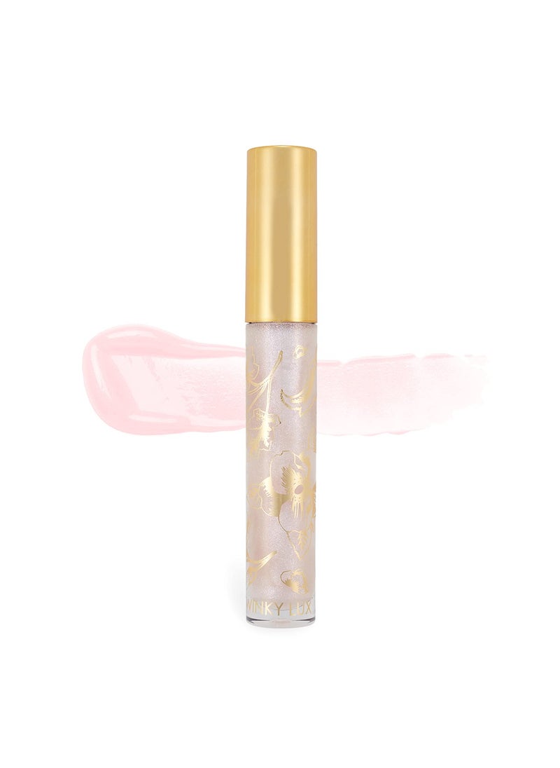 Winky Lux Glossy Boss Lip Gloss Lip Gloss for Daily Lasting Shine Makeup Infused With Natural Vanilla and Castor Seed Oil for an AllDay Moisture Booster 014 Oz Birthday Cake