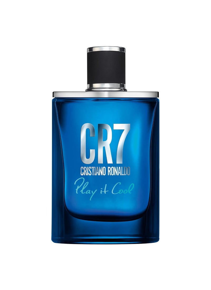 Cristiano Ronaldo  CR7 Play It Cool  Mens Eau de Toilette Spray  Fresh Spicy  Aromatic Fragrance With Notes of Bergamot Cardamom  Amber  17oz