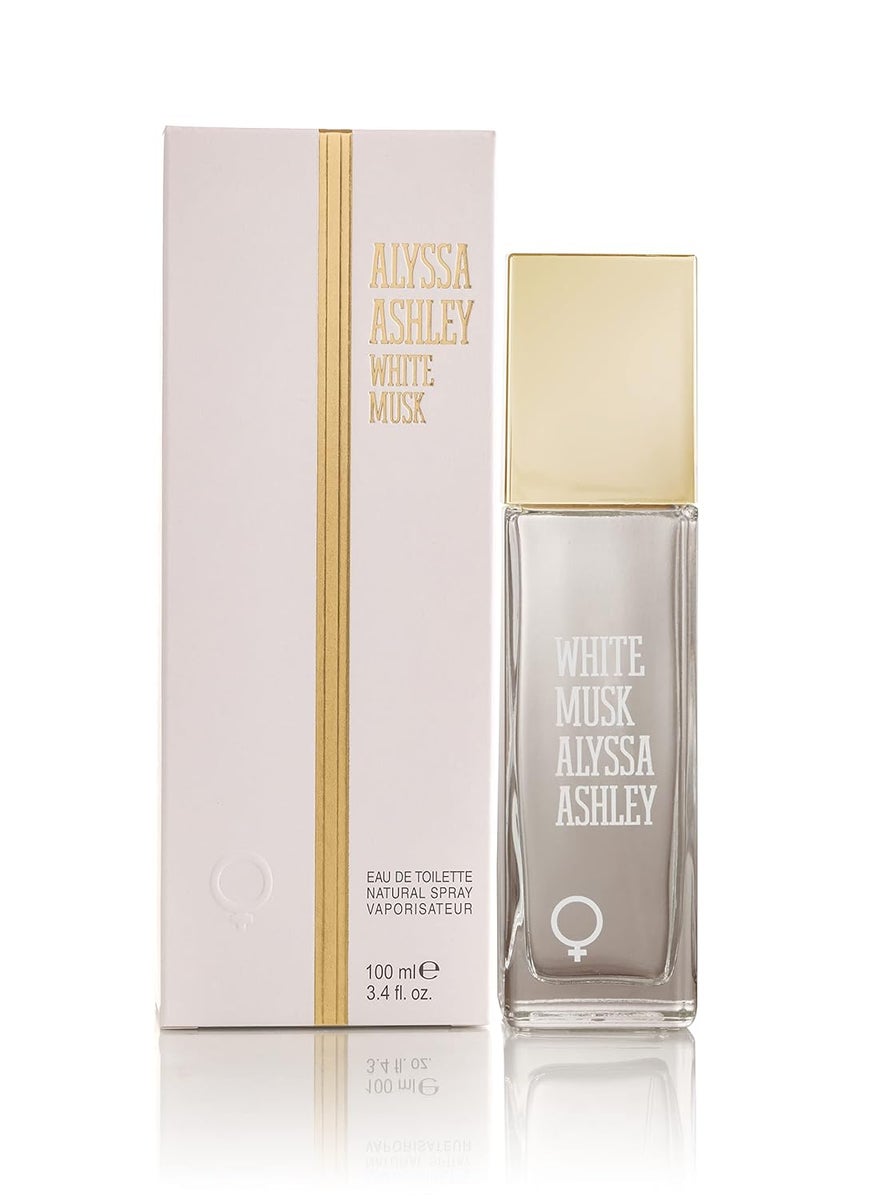 Alyssa Ashley White Musk  Luxurious Perfumes for Women with Sicilian Bergamot and Ylang Ylang  Long Lasting Women Perfume  34 oz EDT Spray