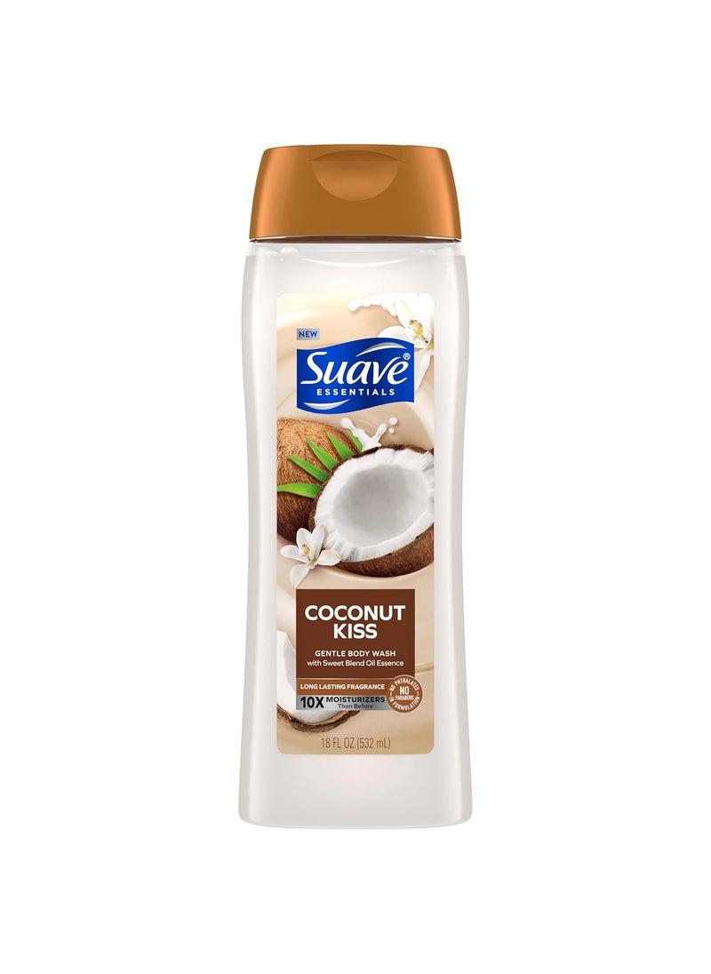 Suave Body Wash Coconut Kiss 18 Fl Oz