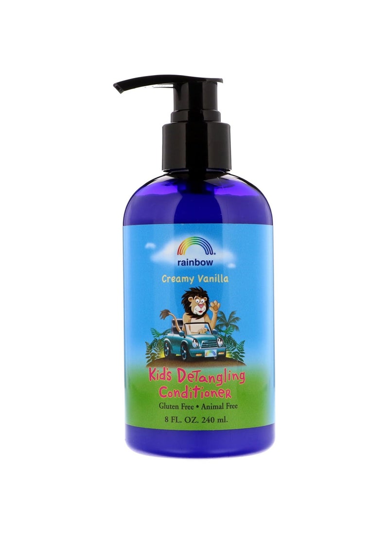 Rainbow Research Organic Herbal Detangling Conditioner for Kids Creamy Vanilla 8 Fluid Ounce