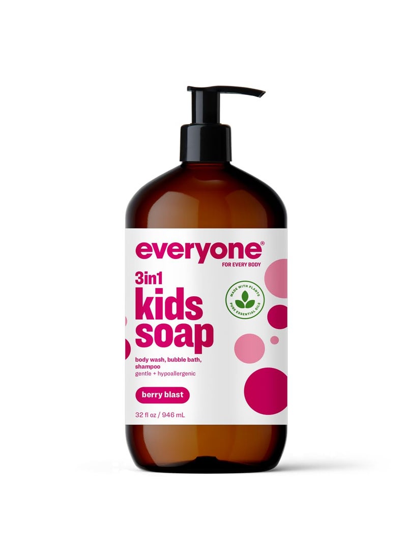 Everyone 3 In 1 Berry Blast Kids Soap 32 FZ