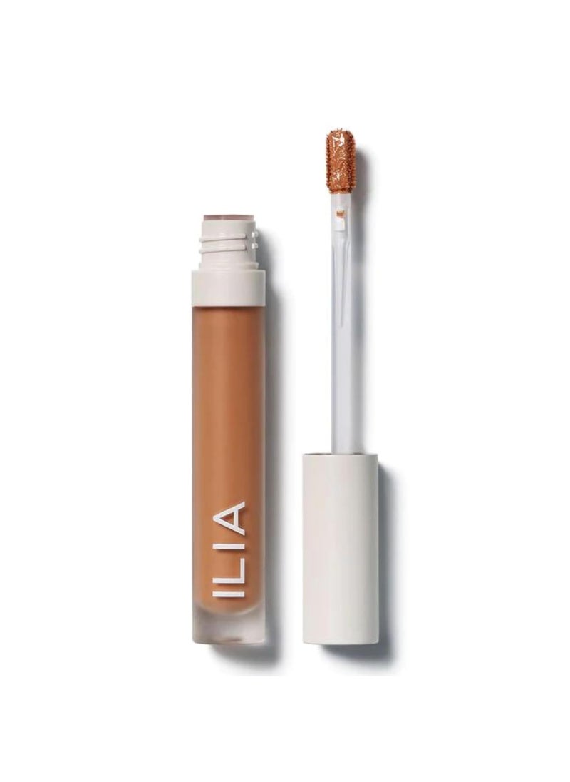 ILIA  True Skin Serum Concealer  NonComedogenic CrueltyFree Vegan Safe For Sensitive Skin Reduces Appearance of Dark Circles  Blemishes Cayenne SC65 016 oz  5 ml