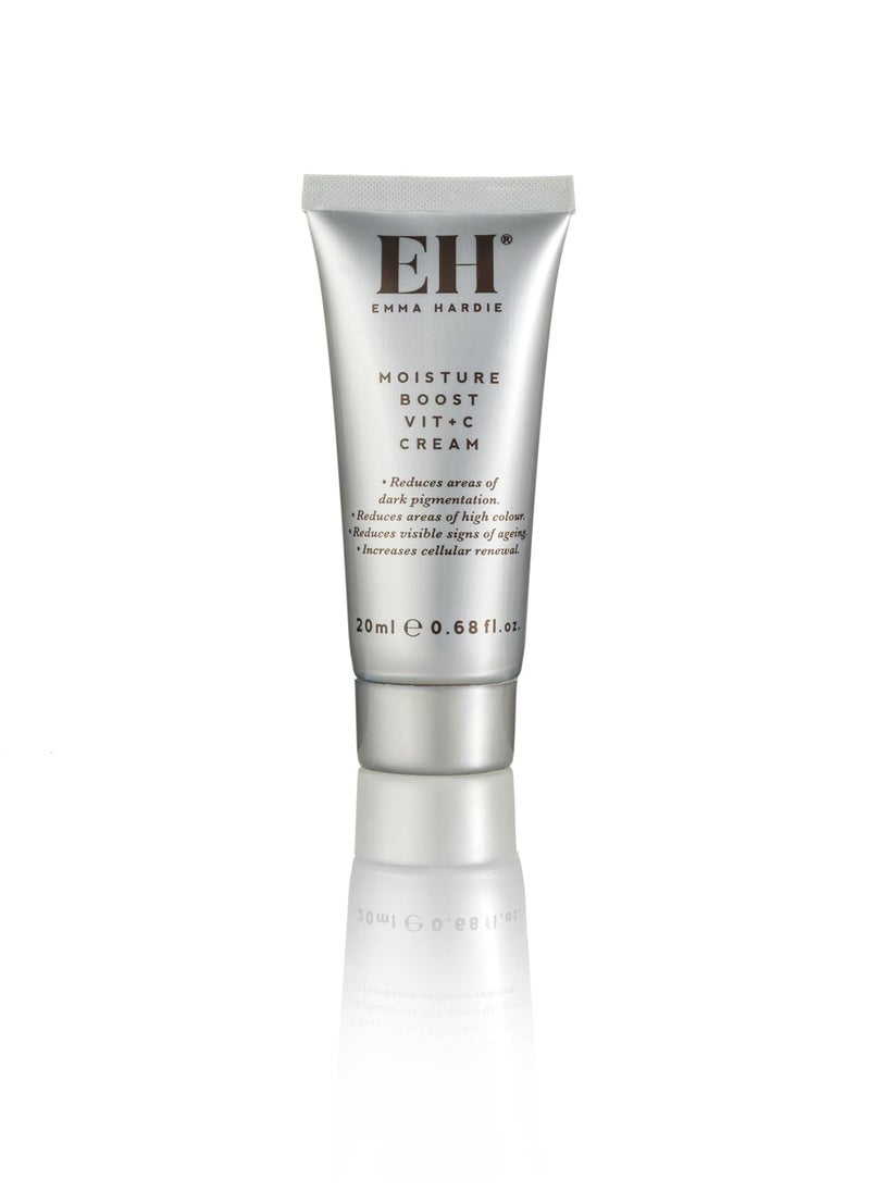 Emma Hardie 20ml Moisture Boost Face Cream with Antioxidant Vitamin C Complex Protection Reduces Dark Spots Hyperpigmentation  UV Damage Suitable for Sensitive Skin Vegan  Cruelty Free