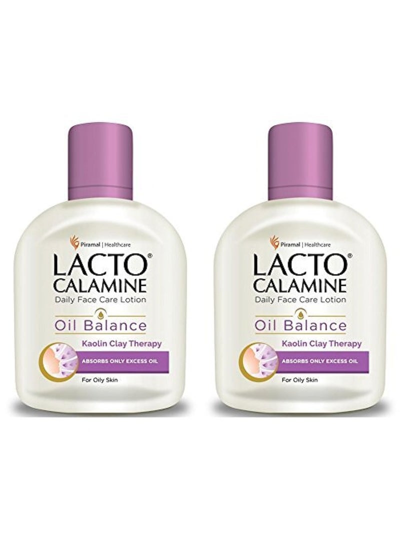 Face Moisturizing Lotion for Oily Skin  Controls Excess Oil  Unclogs Pores  Mattifying ShineFree Formula  Hydrating  NonGreasy  406 Fl Oz120ml Pack of 2