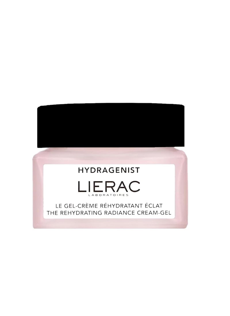 Lierac Hydragenist  Rehydrating Radiance Cream Refill  Natural Hydrating Face Moisturizer for Women with Hyaluronic Acid  Rehydrating Ferment Recomended for All Types of Skin 50 ml