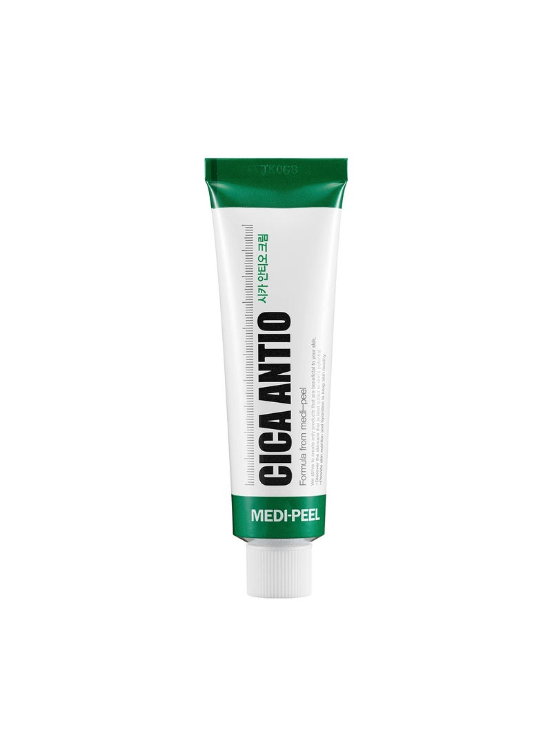 MEDIPEEL Cica Antio Cream 101floz  30ml  Sport Cream for Skin Breakouts and Concentrated Moisturizing AntiWrinkle AntiOxidant  Korean Skincare For All Skin Types