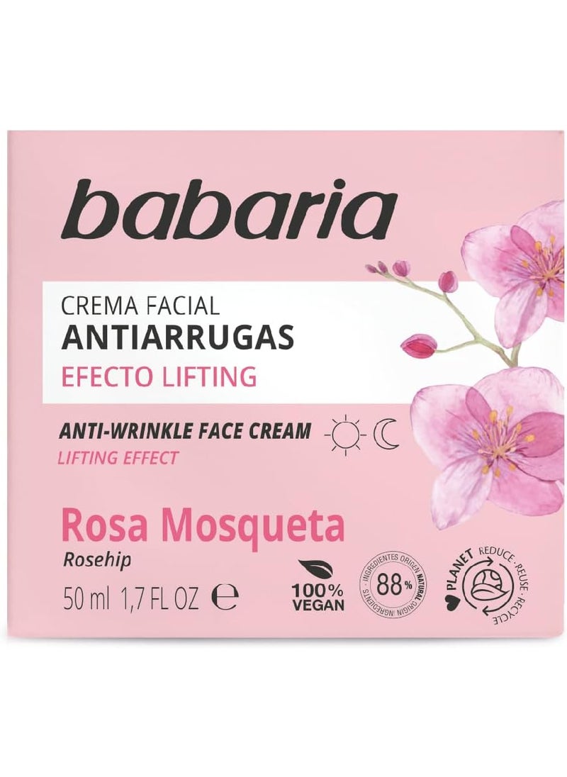 Babaria Rosa Mosqueta Facial Antiarrugas Efecto Lifting 50Ml