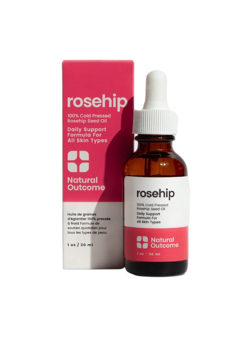 Rosehip Oil 100 Pure ColdPressed Rosehip Seed Face Oil  AntiAging Facial Oil to Plump Balance  Hydrate 1 oz