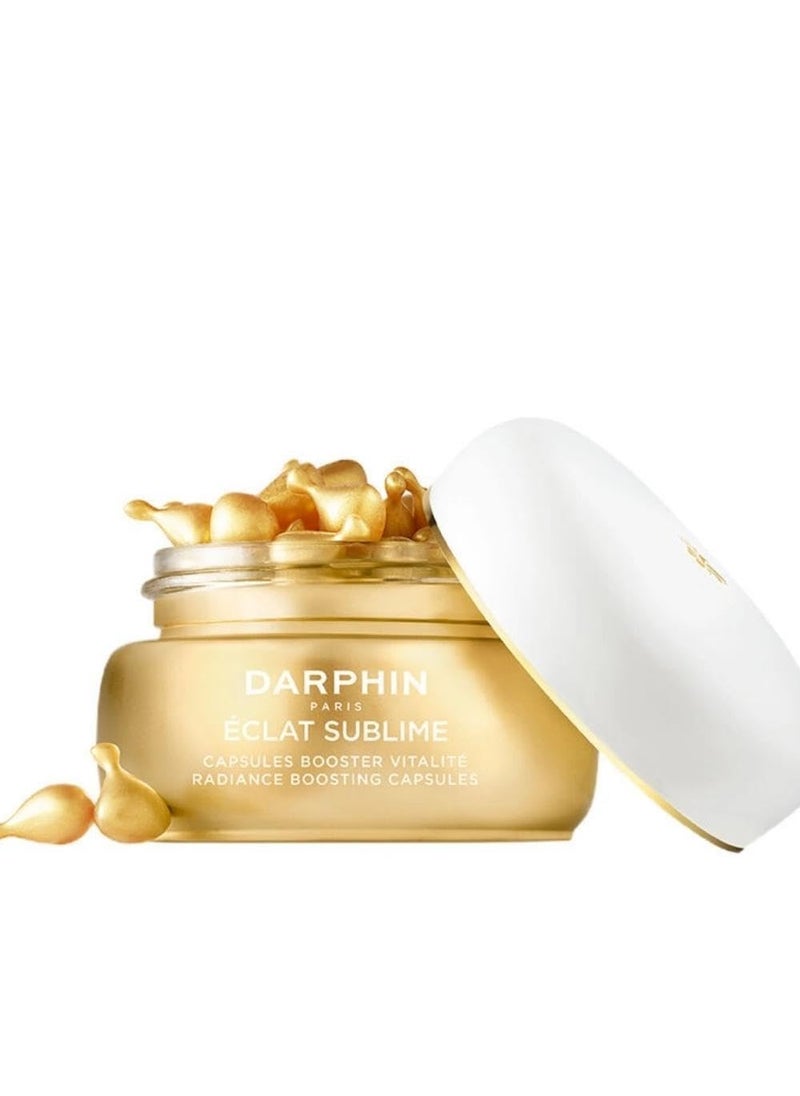 Darphin clat Sublime Radiance Boosting Capsules with ProVitamin C  E  60 Capsules Gold