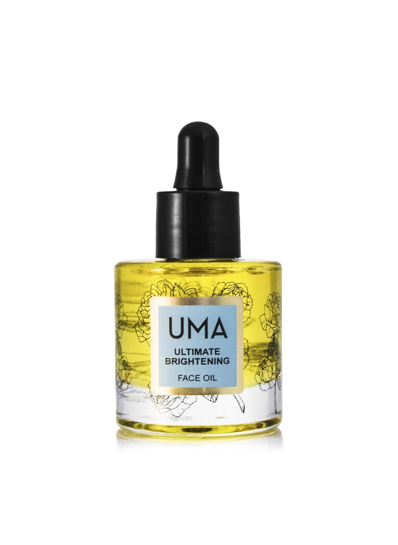 UMA  Organic Ultimate Brightening Face Oil  Ayurvedic face Oil for Dry Skin  100 Natural Sustainable  Cruelty free Skincare 1 fl oz  30 ml