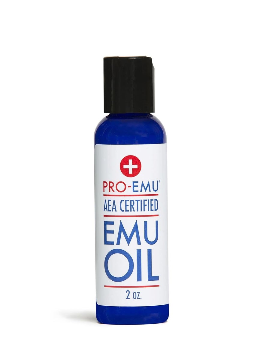 OIL 2 oz All Natural Emu Oil  AEA Certified  Made In USA  Best All Natural Oil for Face Skin Hair and Nails
