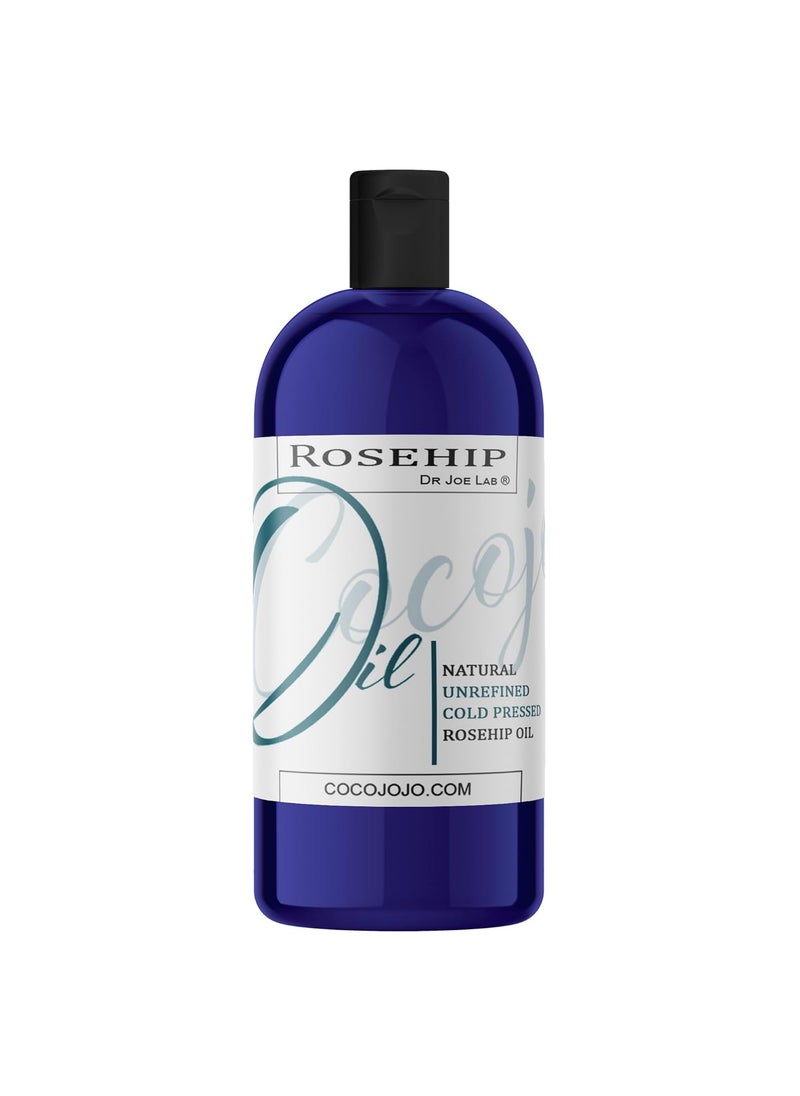 cocojojo Rosehip Oil for Face Cold Pressed Unrefined  Pure Rose Hip Seed Oil 32 oz for Skin Hair Massage Facial  Moisturizing Soothing Hydrating  Nourishing