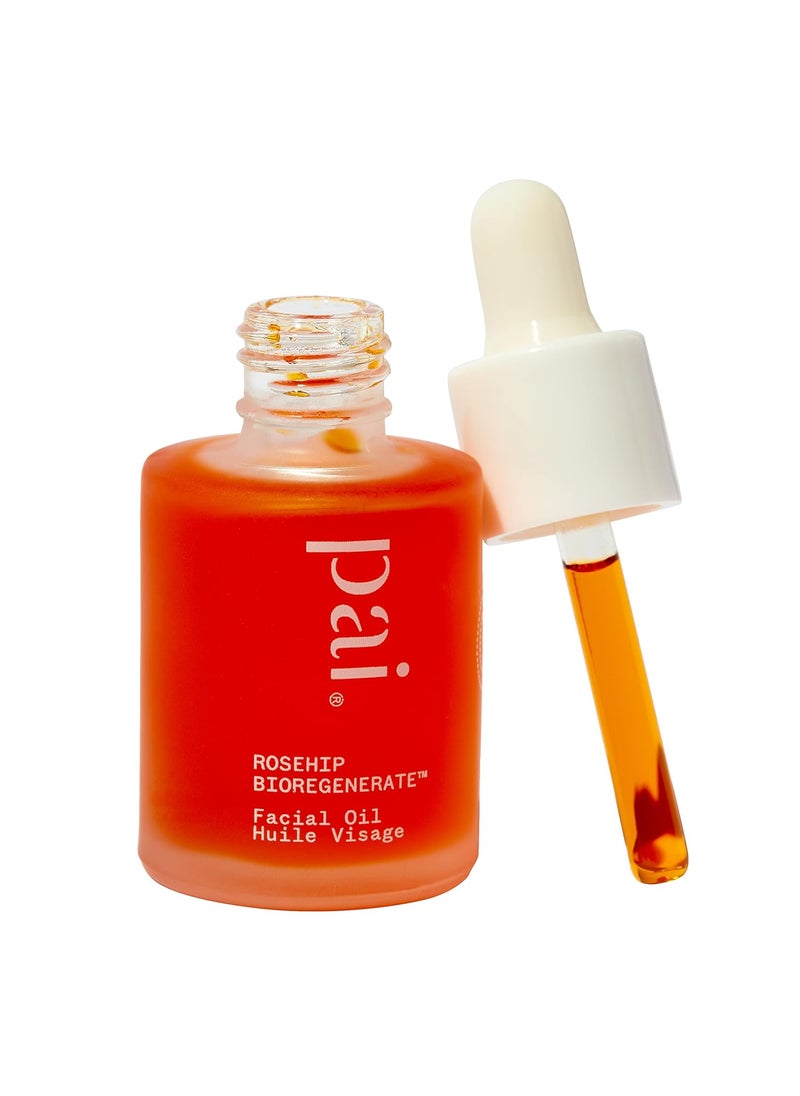 PAI SKINCARE  Organic Rosehip BioRegenerate Universal Facial Oil  Natural Vegan Sensitive Skincare 034 fl oz  10 mL