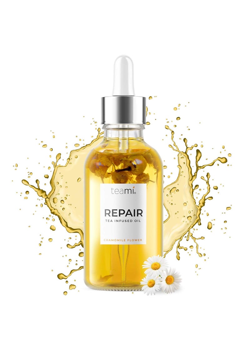 Teami Repair Jojoba Face Oil for Women with Coconut Oil Camellia Seed  Vitamin E Oil for Skin  Facial Oil Cleanser for Sensitive Normal Oily  Dry Skin 2oz