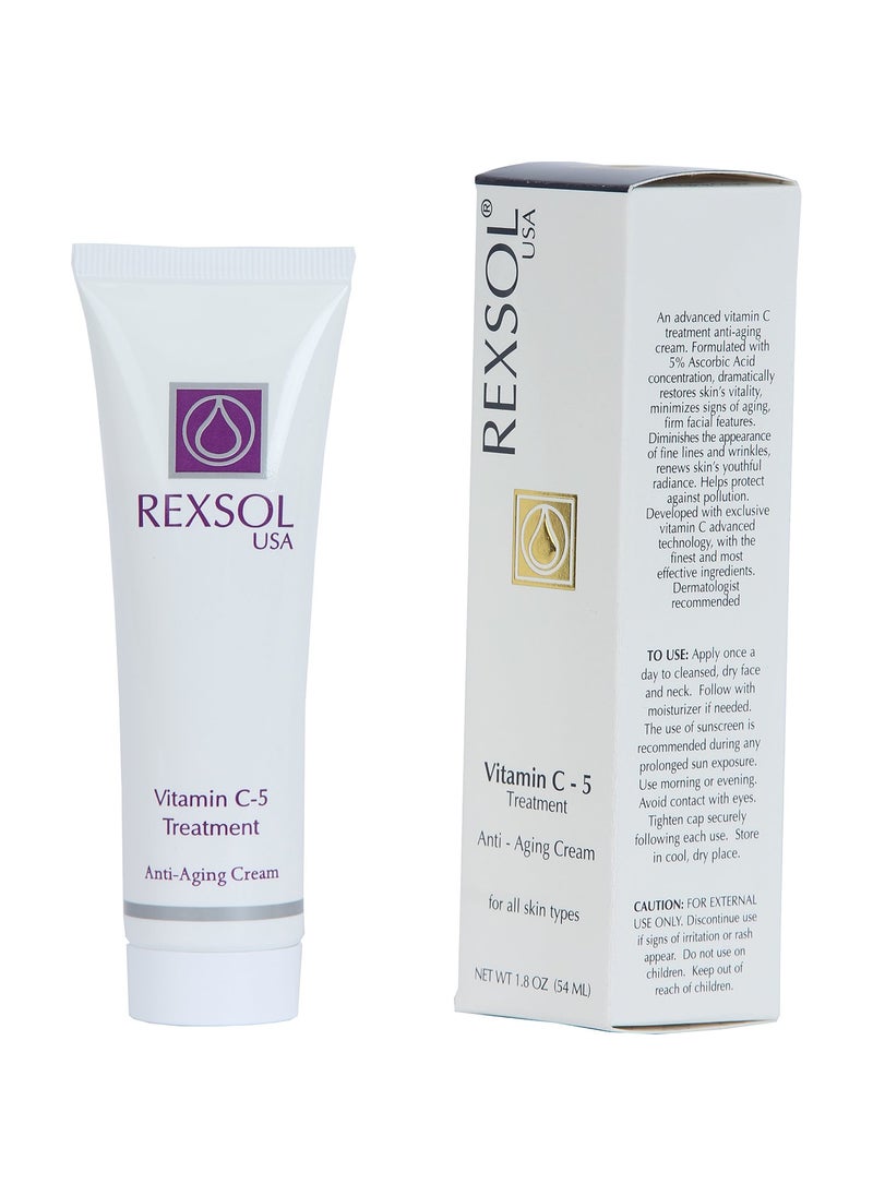 REXSOL 5 Vitamin C Treatment Antiaging Cream 54 ml  18 fl oz