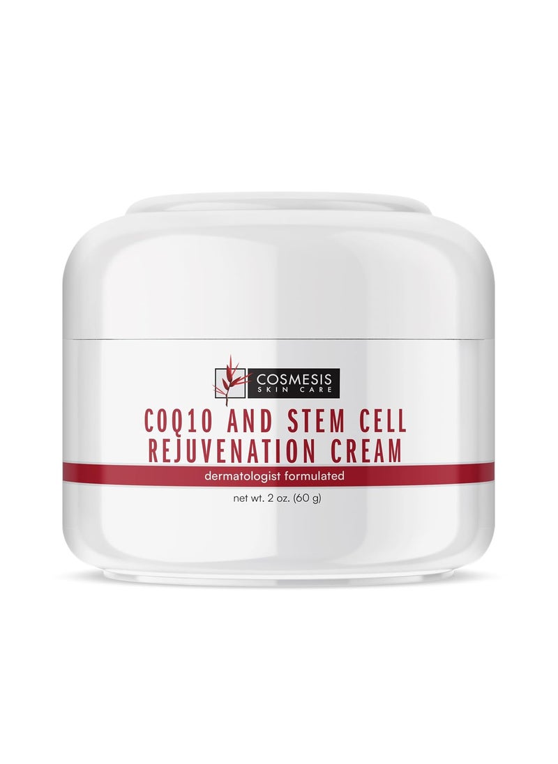CoQ10  Stem Cell Rejuvenation Cream  Fight Oxidative Stress Reduce Wrinkles Promote Youthful Skin Goji Berry  Orchid Extracts 2 oz