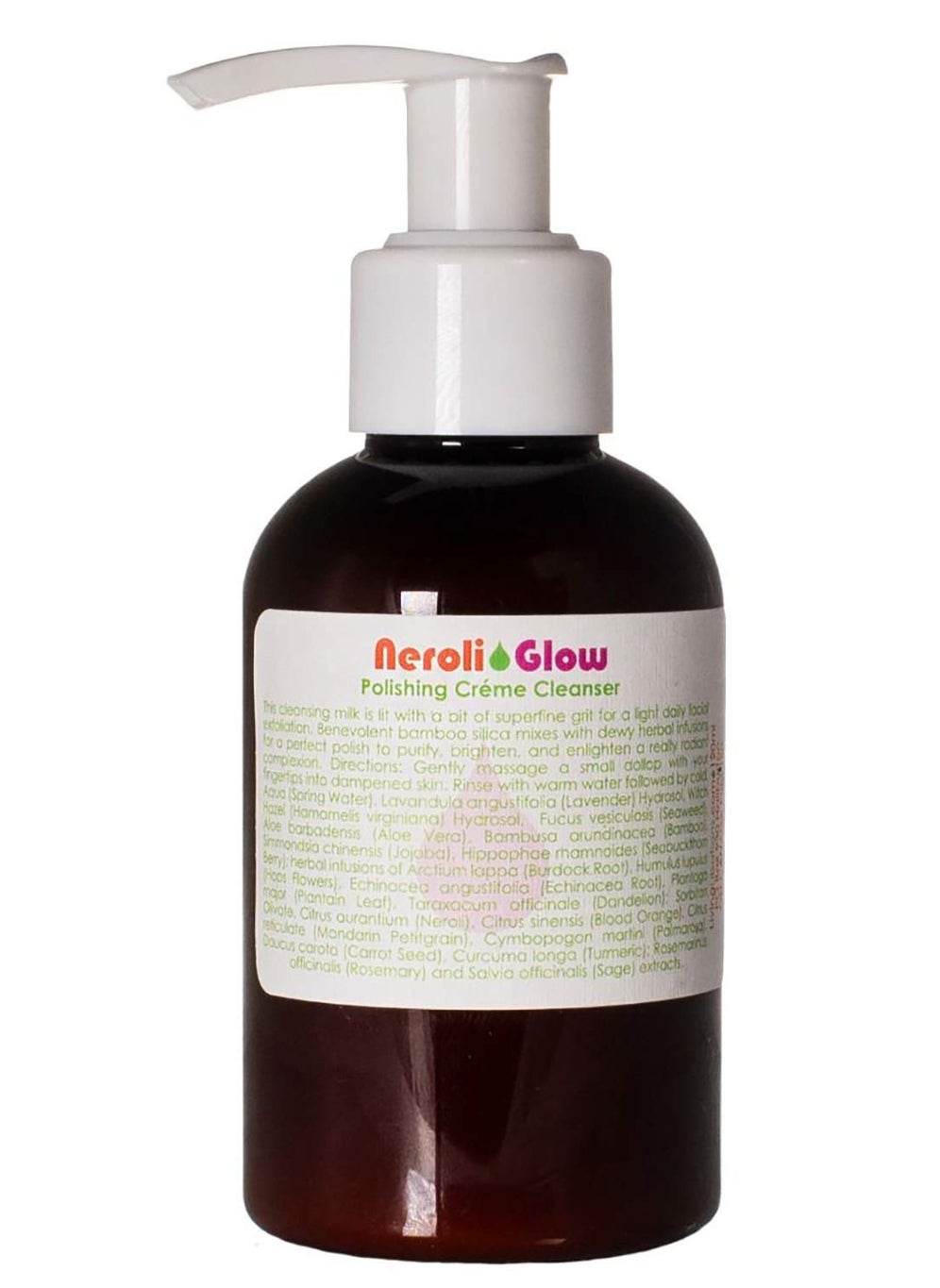 LIVING LIBATIONS  Organic Neroli Glow Polishing Crme Cleanser  Natural Wildcrafted Vegan Clean Beauty 4 fl oz  120 mL
