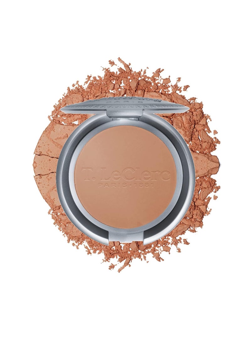 T Leclerc Compact Pressed Powder  SuperBlendable Face Makeup Longwear Portable Matte Finish Radiant Natural Medium to Full Coverage Airbrushing Mineral Base For Pores  Imperfections Dor
