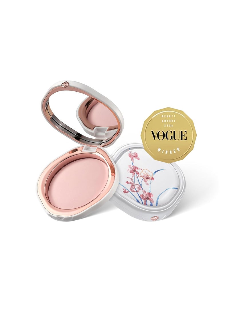FLORASIS Flawless Jade Breathable Pressed Powder Ode to Embroidery 06 Peach 1 Count