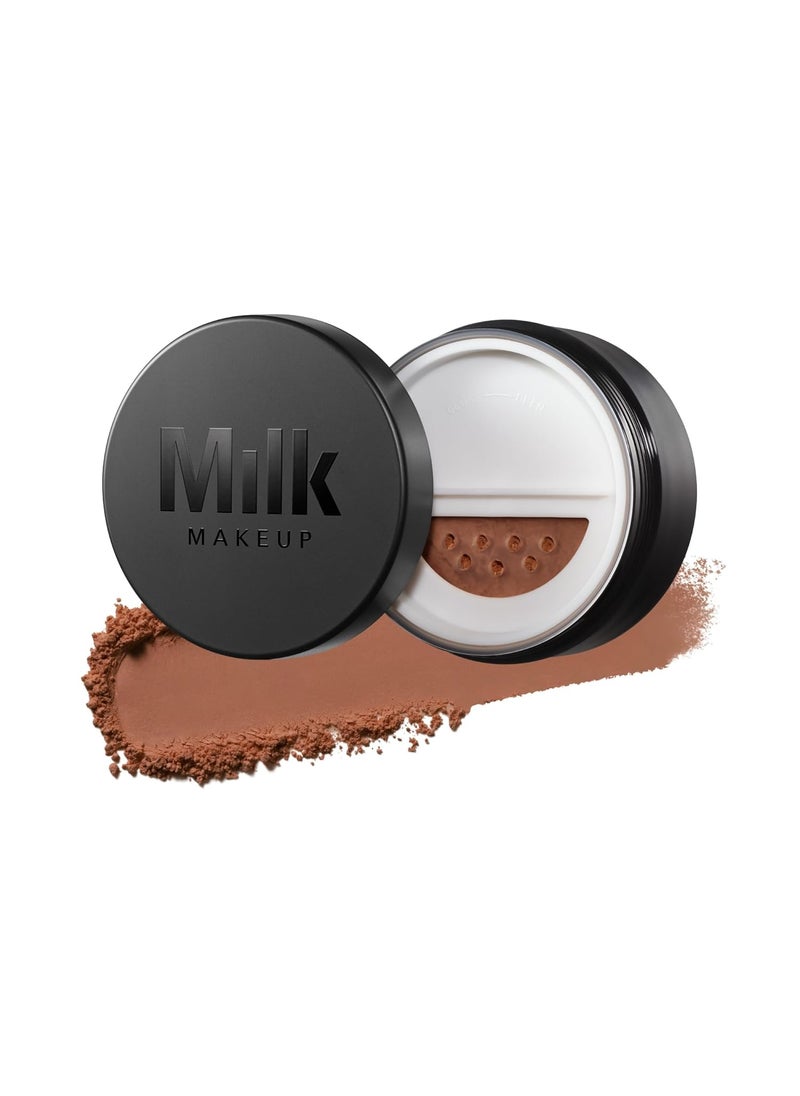 Milk Makeup Pore Eclipse Matte Translucent Setting Powder Translucent Rich Deep  055 oz  Sets Makeup for Up to 16 Hours Blurs Pores and Fine Lines  Controls Shine  Vegan  Cruelty Free