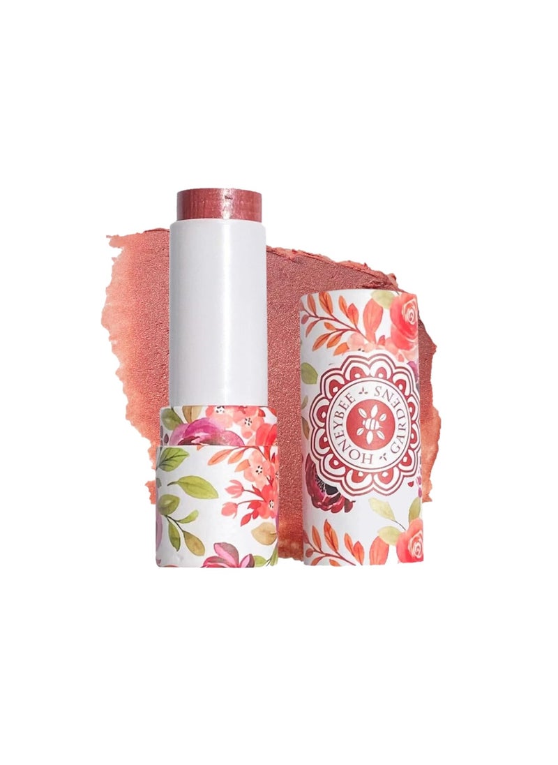 Honeybee Gardens Color Within Reach MultiStick Eden Soft Rose Pink  Brown Undertones Multipurpose Makeup Natural Glow Easy Application Vegan CrueltyFree Net Wt 02 oz