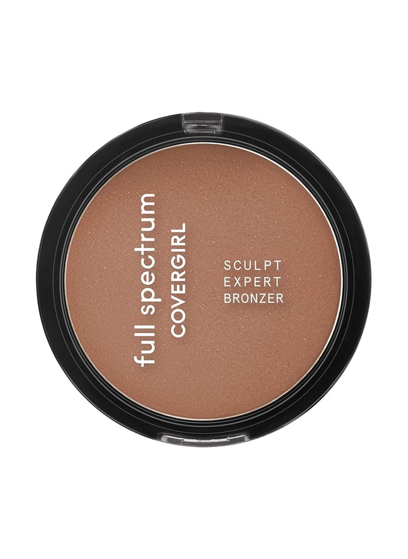 COVERGIRL Full Spectrum Sculpt Expert Bronzer Warmth Bronzing Powder 039 Oz Bronzer Bronze Makeup Look Controls Shine Contouring Sculpting Powder