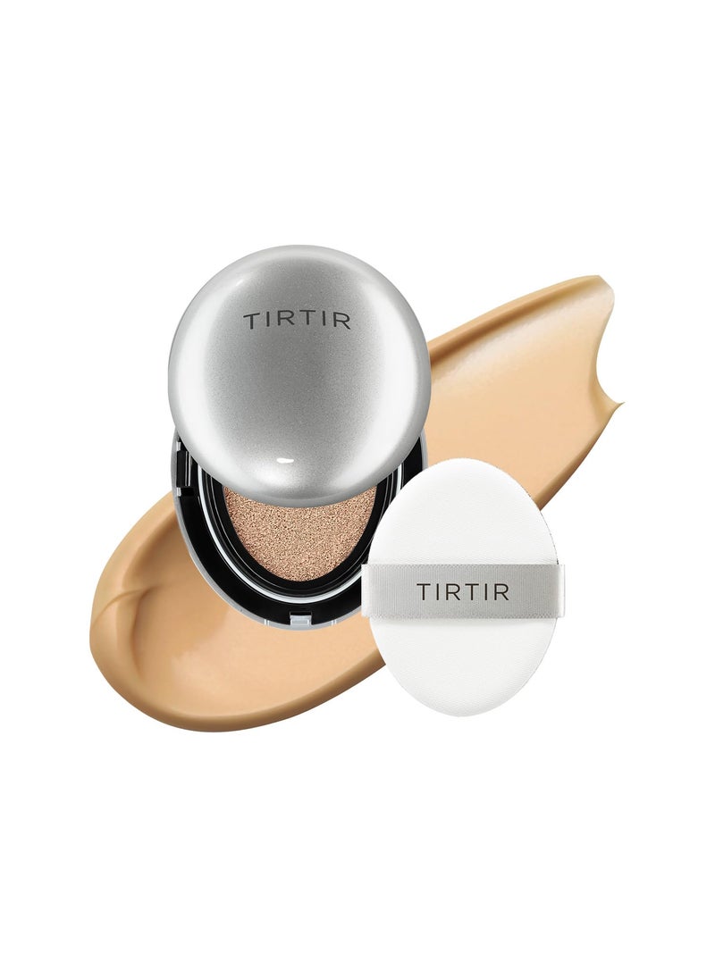 Mini Size TIRTIR Aura Glow Silver Cushion  Korean Cushion Foundation 29N Natural Beige 015 Fl Oz