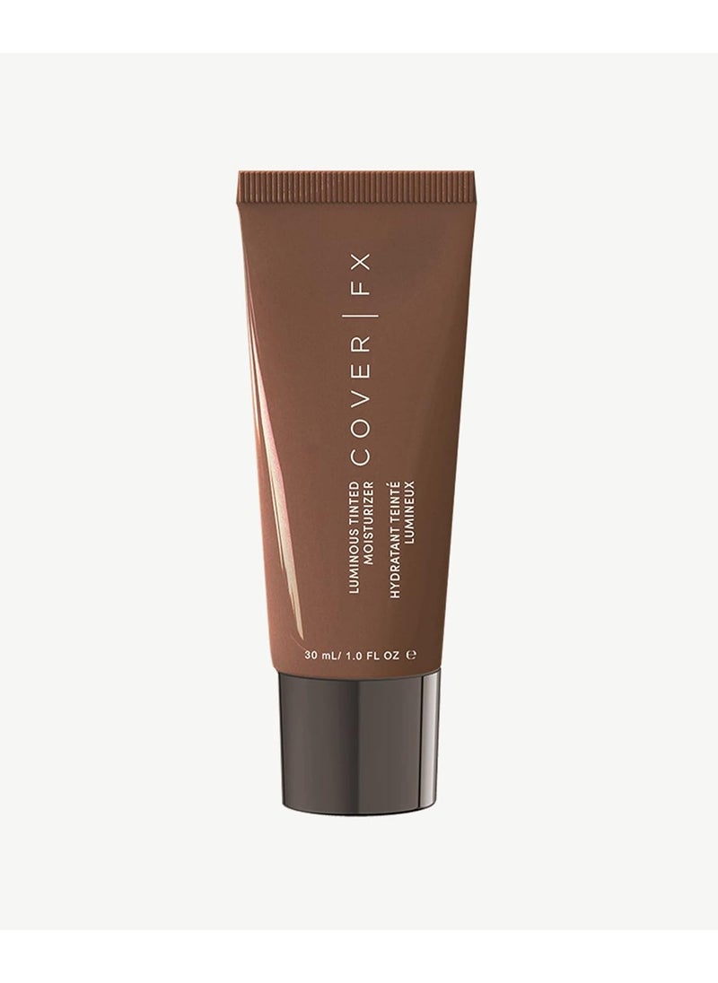 COVER FX Luminous Tinted Moisturizer  Deep  Hydrating Lightweight Glow  Light Coverage  Prebiotic and Probiotic Enriched Formula  All Skin Types  1 Fl Oz