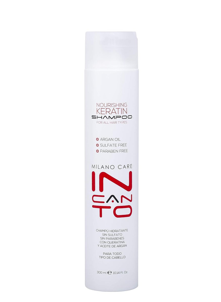 Incanto Nourishing Keratin Shampoo  AntiFrizz Keratin Protein Shampoo Infused with Argan Oil  Paraben  Sulfate Free Hair Repair  Strengthening Treatment