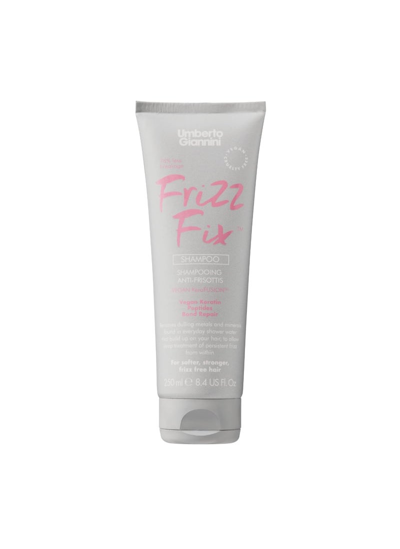 Umberto Giannini Frizz Fix Shampoo 84 fl Oz  for All Types of Frizzy  Damaged Hair with Vegan Kertain Bond Repair  Vegan  CrueltyFree  Sulfate Free 94 Natural