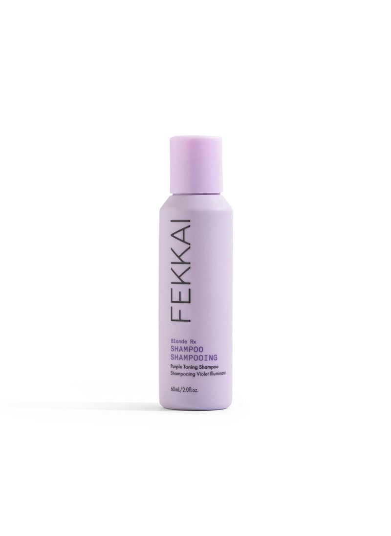Fekkai Blonde Rx Purple Shampoo  2 oz  Leaves Hair 3X Stronger with 67 Less Breakage  Free of Sulfates Parabens Phthalates  Vegan CrueltyFree