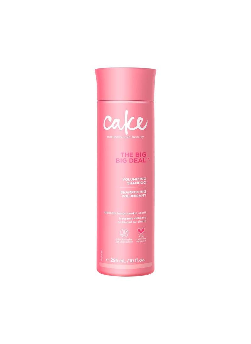 Cake Beauty Volumizing Shampoo The Big Big Deal Body Boosting  Weightless Cleansing  With Aloe Vera Rice  Soy Protein  For All Hair Types  10 Fl Oz  295 ml