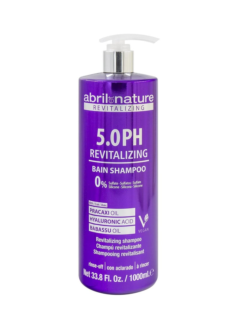 abril et nature  Professional Shampoo 50 PH Revitalizing  Protect and Maintain Your Color  Long Lasting  Sulfate and ParabenFree  Professional Hairdressing Treatment  Greater Shine  1000 ml