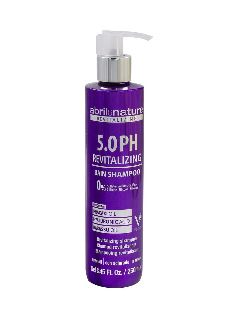 abril et nature  Professional Shampoo 50 PH Revitalizing  Protect and Maintain Your Color  Long Lasting  Sulfate and ParabenFree  Professional Hairdressing Treatment  Greater Shine  250 ml