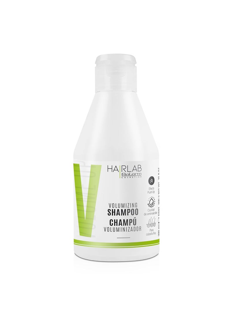Salerm  Volume Shampoo  Hair Lab  300 ml  With Energizing Caffeine  For Fine and Flat Hair  Adds Body and Texture to Hair  Gentle Cleanse  ParabenFree