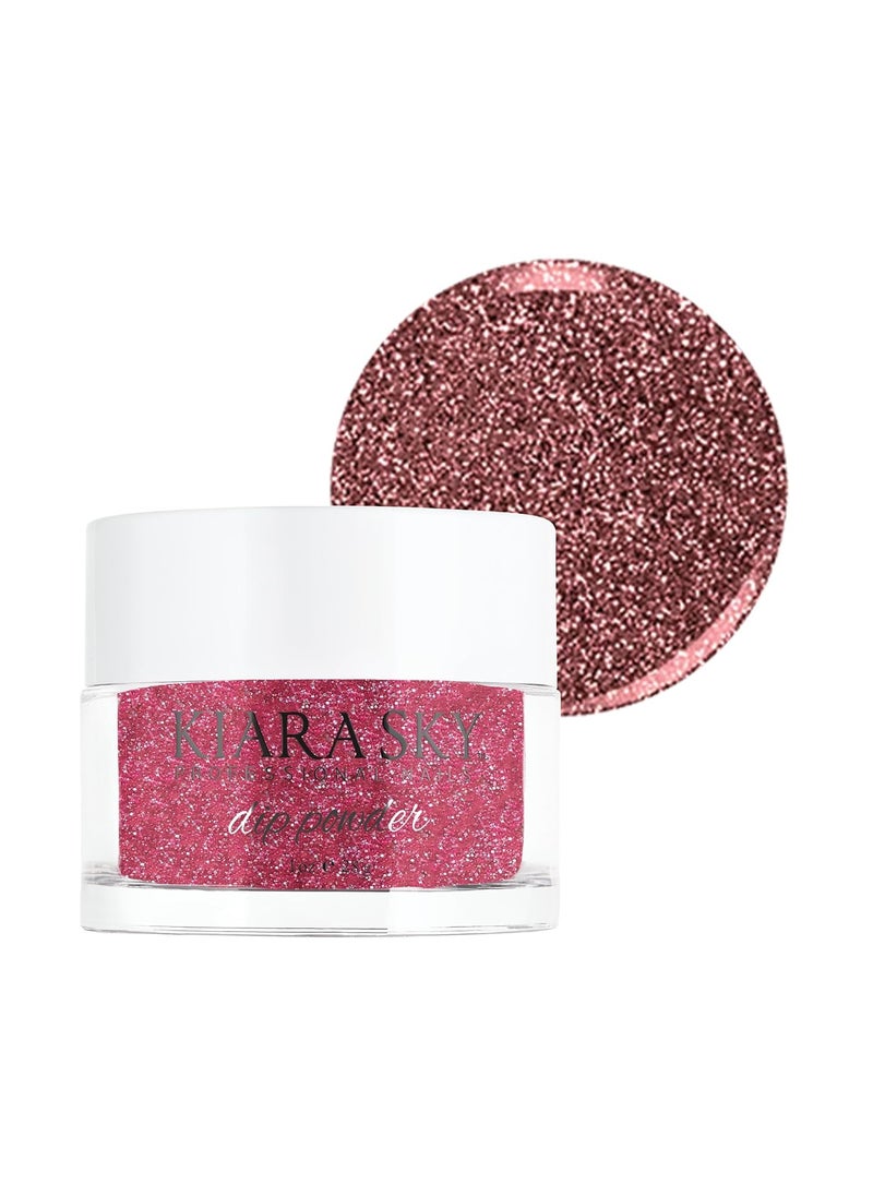 Kiara Sky Long Lasting Nail Dip Powder Red Tones 1 oz Strawberry Daiquiri