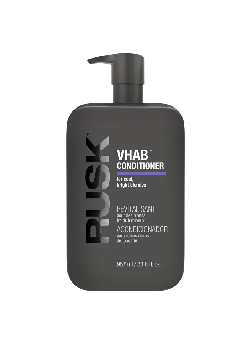 RUSK VHAB Color Care Weightless Conditioner Reduce Breakage Fight Frizz and Brightens Blonde 33 oz
