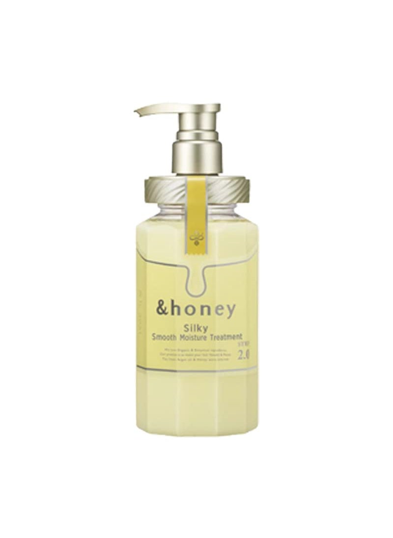 1 PC Perfumed Honey Silky Smooth Moisture Hair Conditioner No Additive Can Be Used For Pregnant Women And Children Leaving Clear Smooth Silky Hair For You 440ml conditioner
