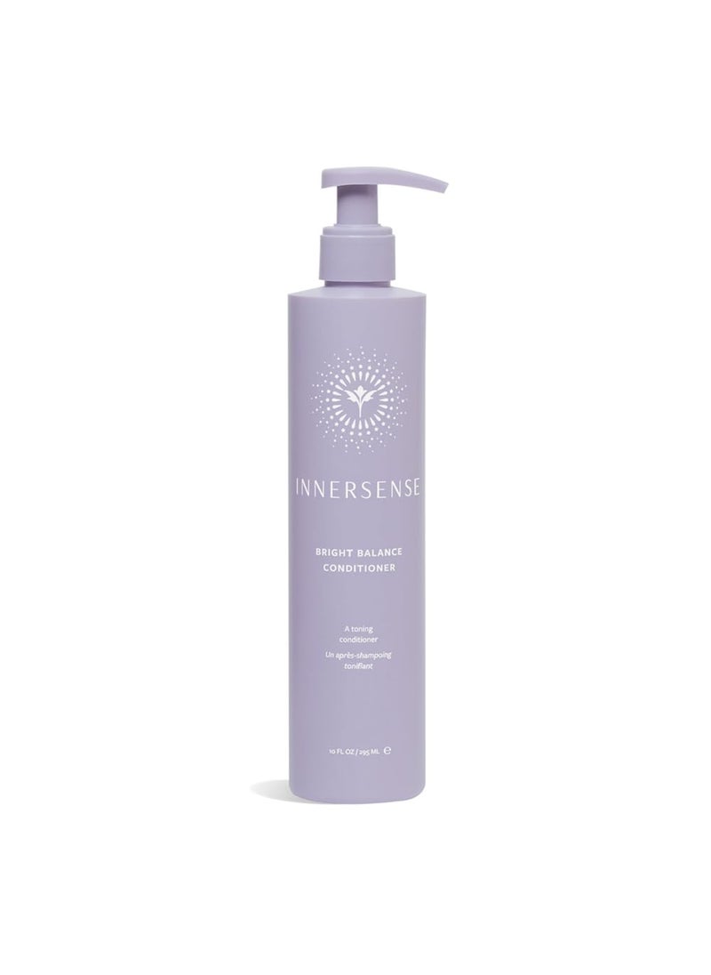 INNERSENSE Organic Beauty  Natural Bright Balance Purple Toning Conditioner  NonToxic CrueltyFree Haircare 10 fl oz  295 ml