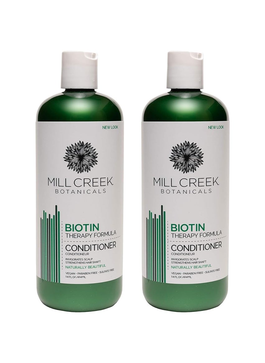 Mill Creek Botanicals Biotin Conditioner 14 oz each  2 pack