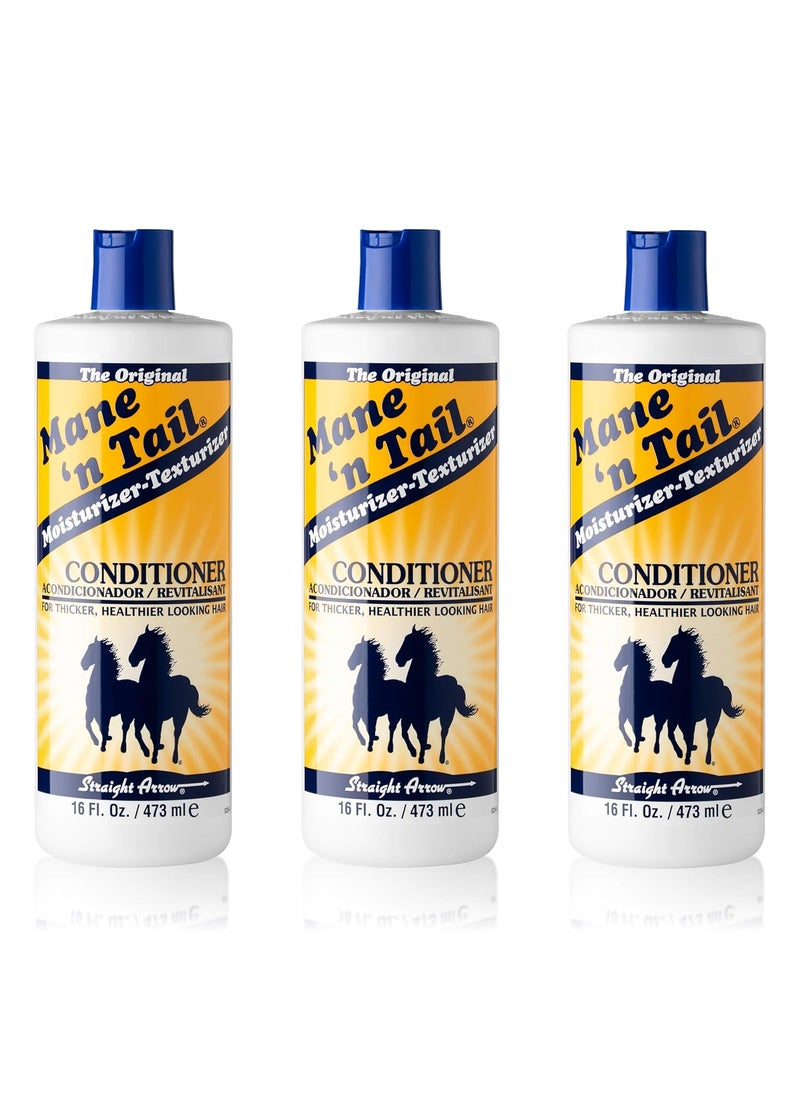 Mane n Tail Original Formula For Thicker Fuller Hair 16 oz 3 Pack Conditioner